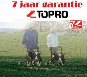 Topro Rollator 7 Jaar Garantie