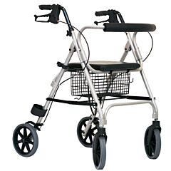 MoveLight lichtgewicht rollator Zilver