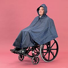 Waterproof poncho voor de rolstoel